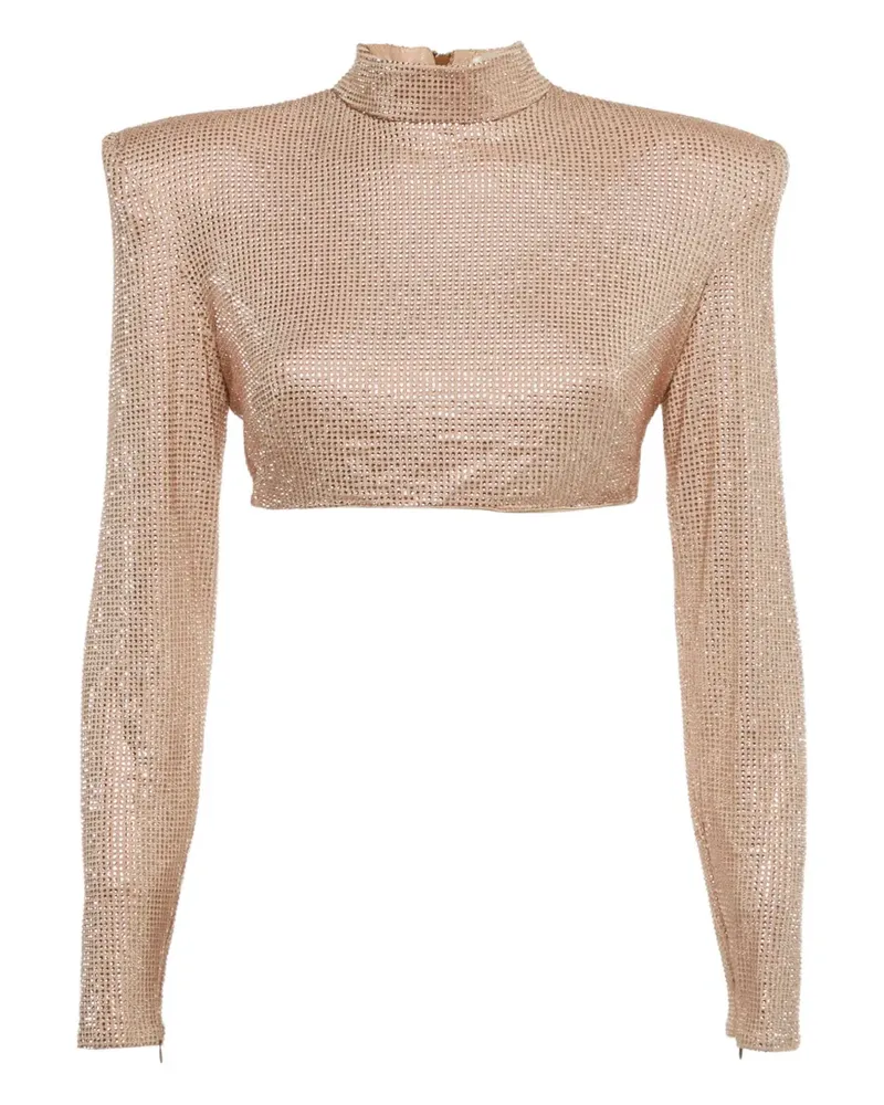 BRONX AND BANCO 2000s Jacke mit Nietendetail - Nude Nude