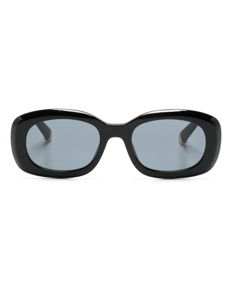 Stella McCartney SC40080I Sonnenbrille mit eckigem Gestell - Schwarz Schwarz