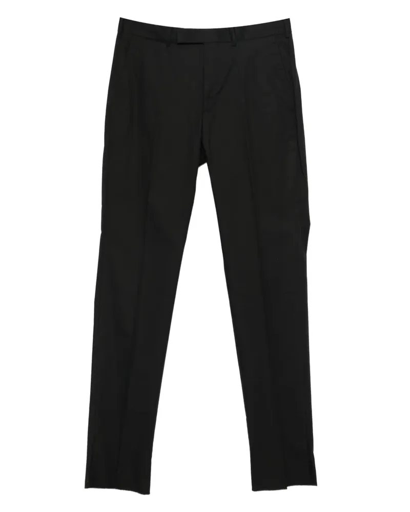 Ermenegildo Zegna Hose mit verdecktem Verschluss - Schwarz Schwarz
