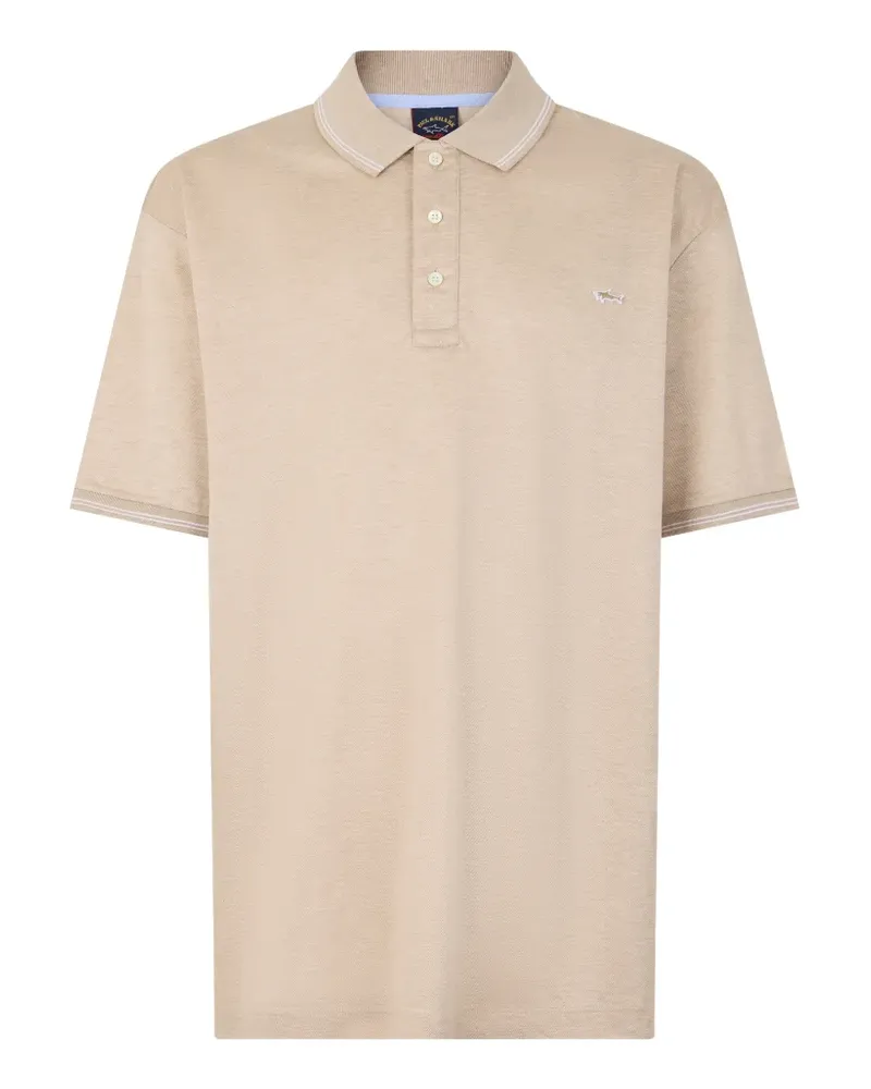 Paul & Shark Poloshirt mit Logo-Stickerei - Nude Nude