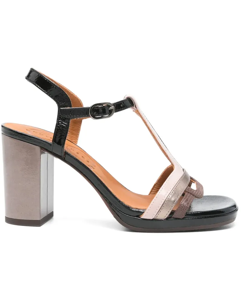 Chie Mihara Peyate Sandalen 85mm - Schwarz Schwarz