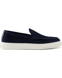 Woolrich Loafer aus Wildleder Blau