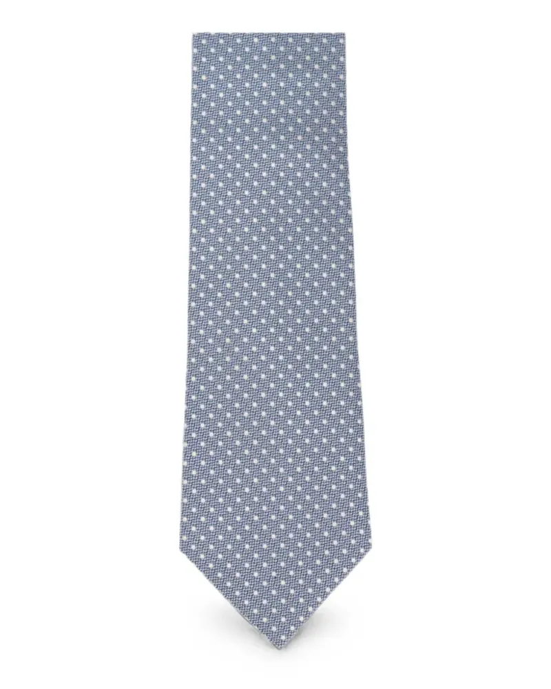 Tom Ford polka-dot tie - Blau Blau