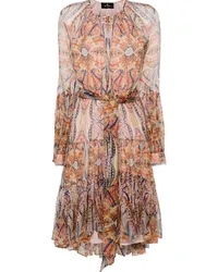 Etro Midikleid mit Print Nude