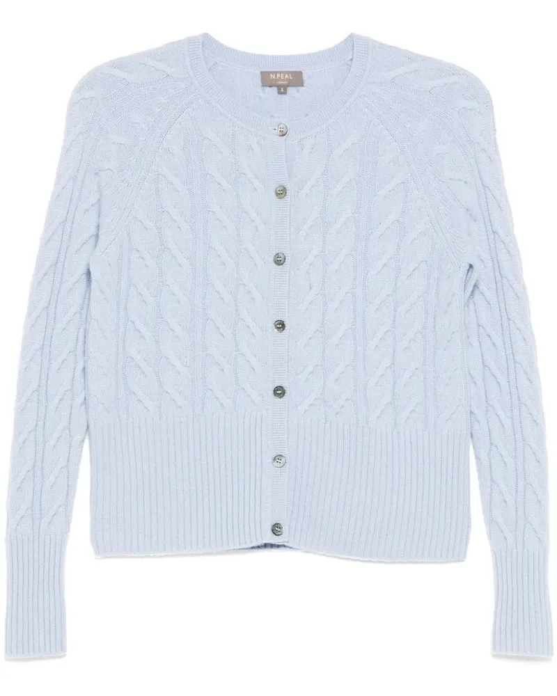 N.Peal Myla Cardigan - Blau Blau