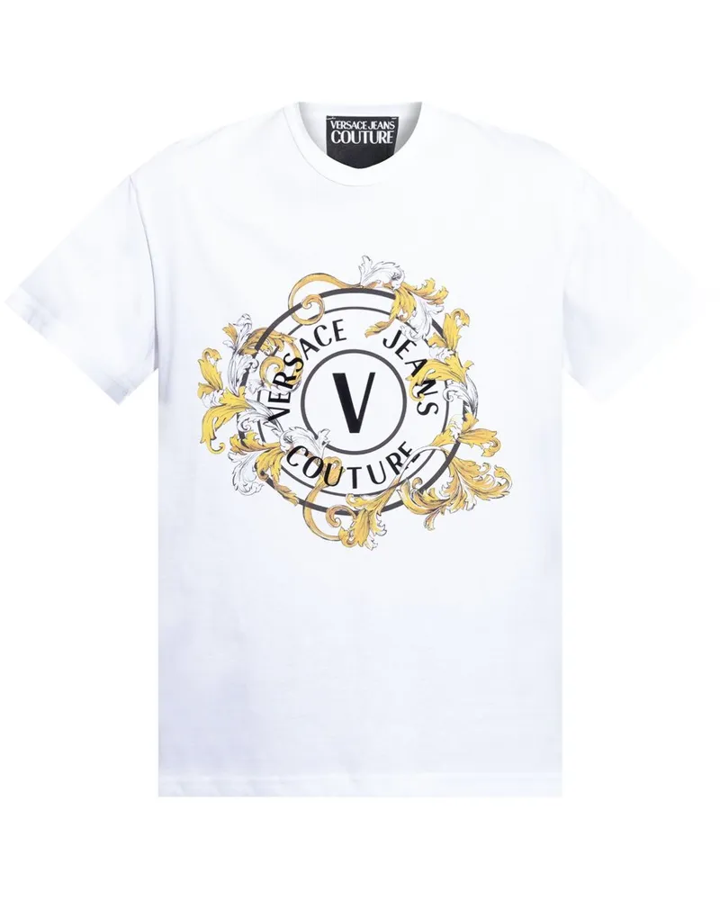 Versace Jeans Klassisches T-Shirt - Weiß Weiß