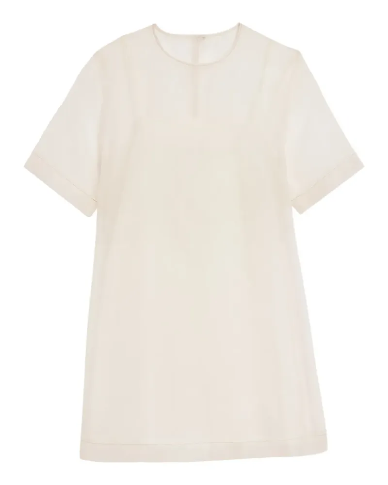 AMI Paris Trapeze Minikleid - Weiß Weiß