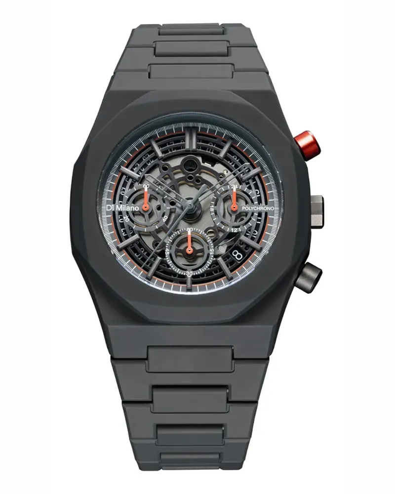 D1 Milano Polychrono 40,5mm - Grau Grau