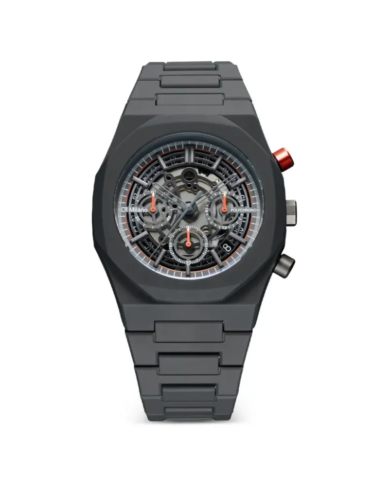 D1 Milano Polychrono 40,5mm - Grau Grau