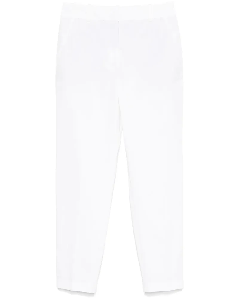Eleventy Klassische Tapered-Hose - Weiß Weiß