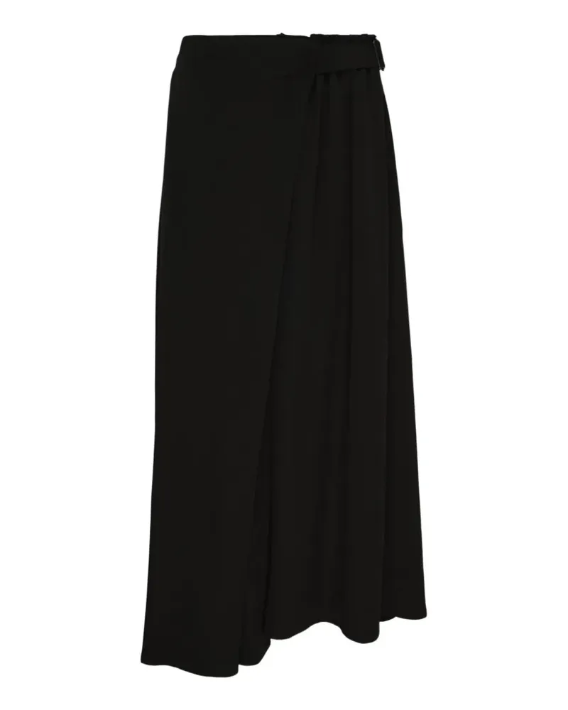 Yohji Yamamoto Hose mit Gürtel - Schwarz Schwarz