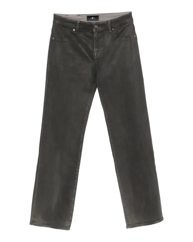 7 for all mankind Gerade Calie Jeans mit Logo - Grau Grau