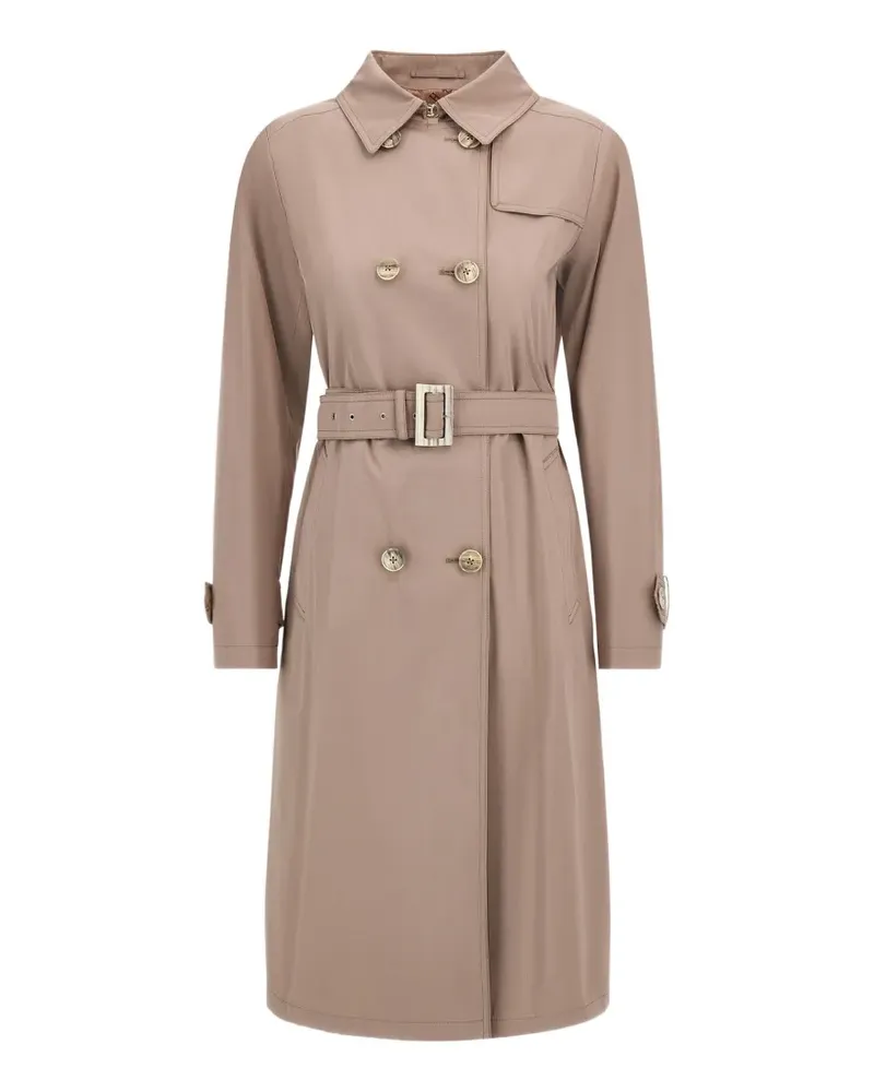 Herno double-breasted trench coat - Nude Nude