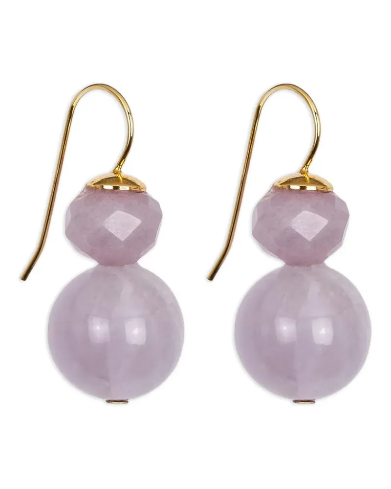 Jennifer Behr Facettierte Jaycee Ohrringe mit Perlen - Gold Gold