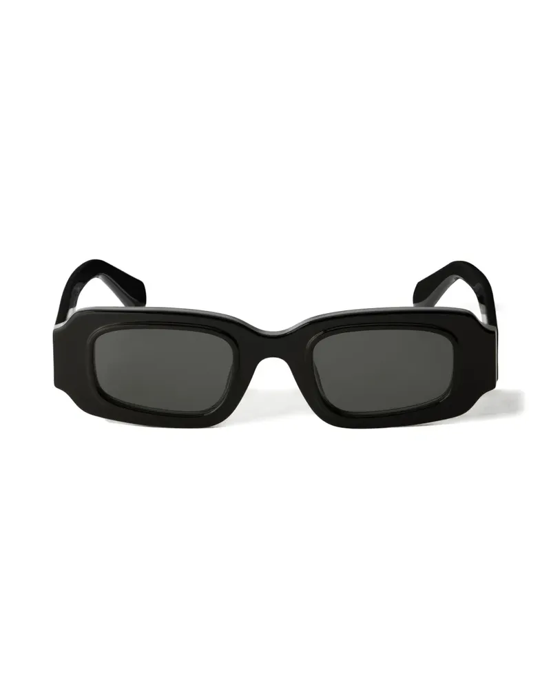 OFF-WHITE Olympia rectangle-frame sunglasses - Schwarz Schwarz