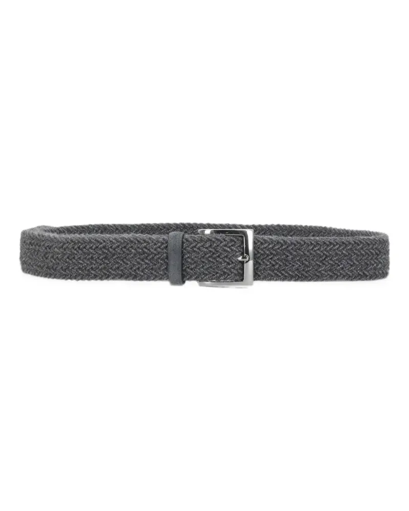 Orciani woven buckle-fastening belt - Grau Grau