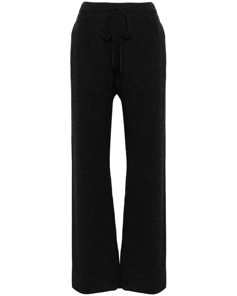 Maison Margiela Strickhose mit geradem Bein - Schwarz Schwarz