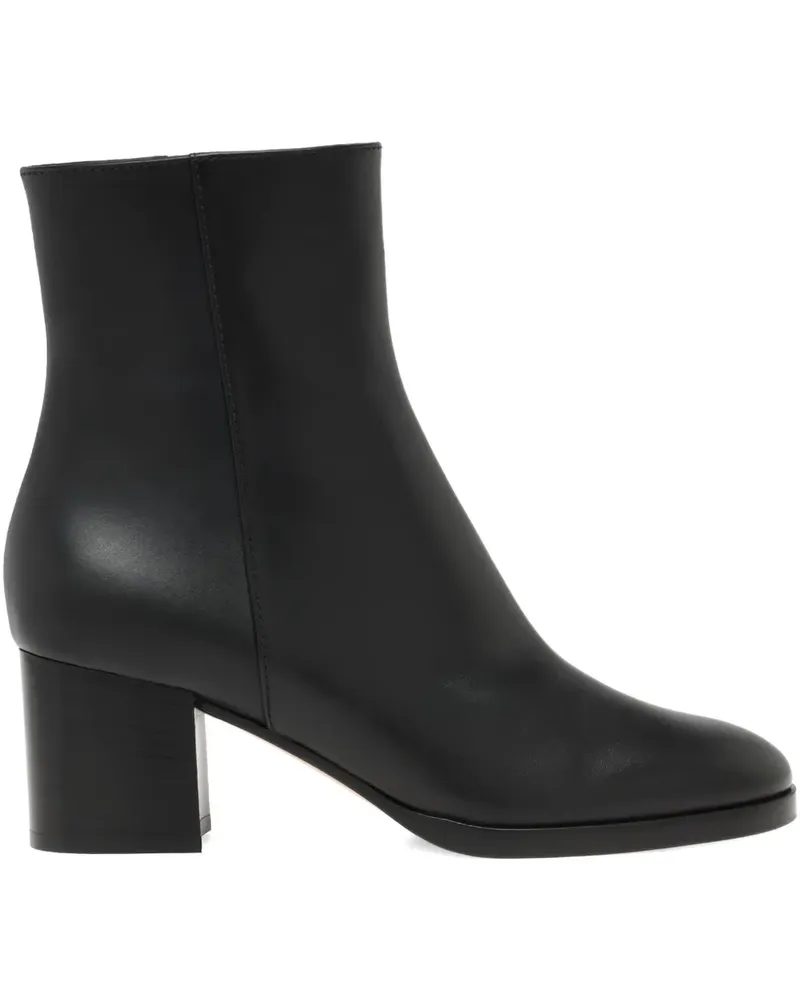 Gianvito Rossi Santiago Stiefel mit Reißverschluss - Schwarz Schwarz