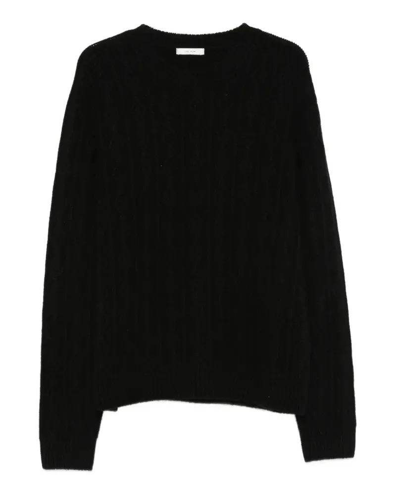 The Row Nanni Pullover mit Zopfmuster - Schwarz Schwarz