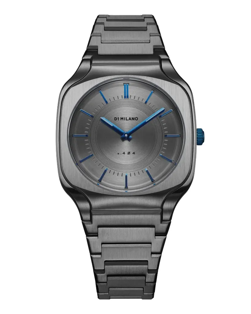 D1 Milano Titanium Square Bracelet 37mm - Grau Grau