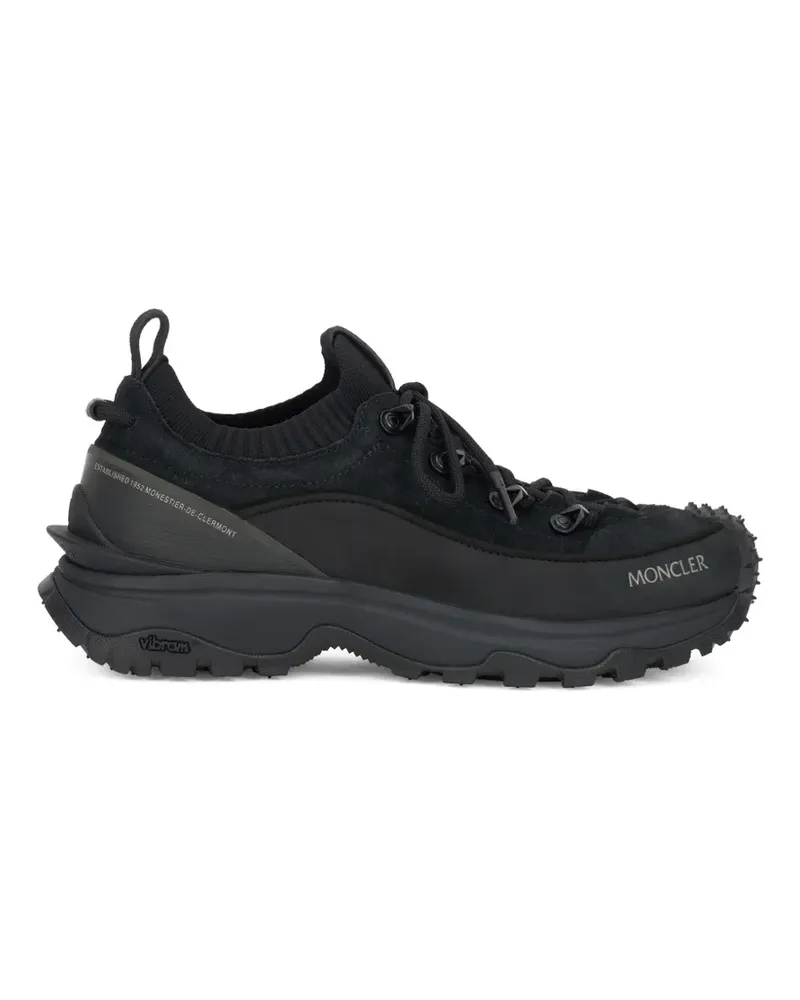 Moncler lace-up chunky sneakers - Schwarz Schwarz