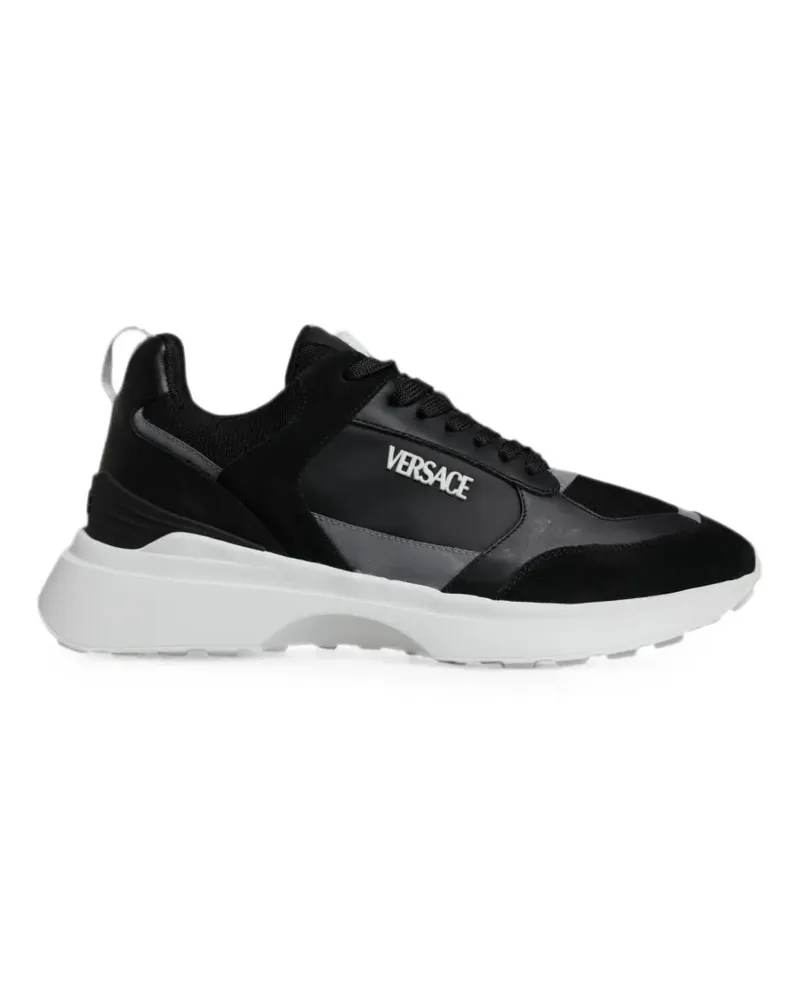 Versace Medusa Chain Reaction Sneakers - Schwarz Schwarz