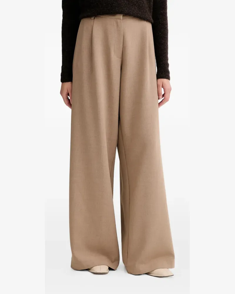 Sessùn palazzo trousers - Nude Nude