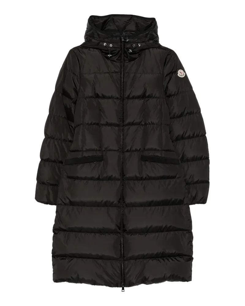 Moncler Gesteppter Avocette Mantel - Schwarz Schwarz