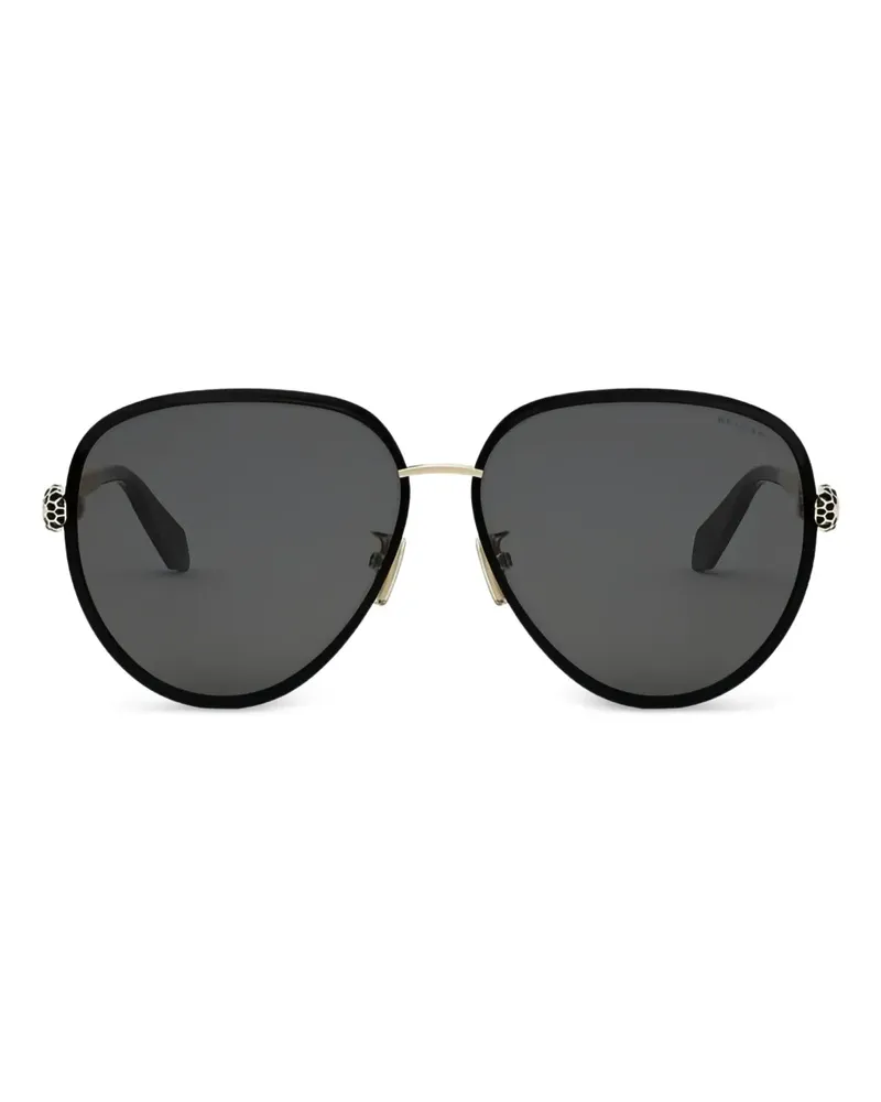 Bulgari oval sunglasses - Gold Gold
