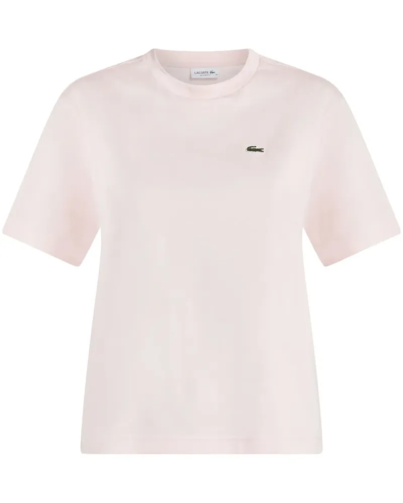 Lacoste T-Shirt mit Jersey-Struktur - Rosa Rosa