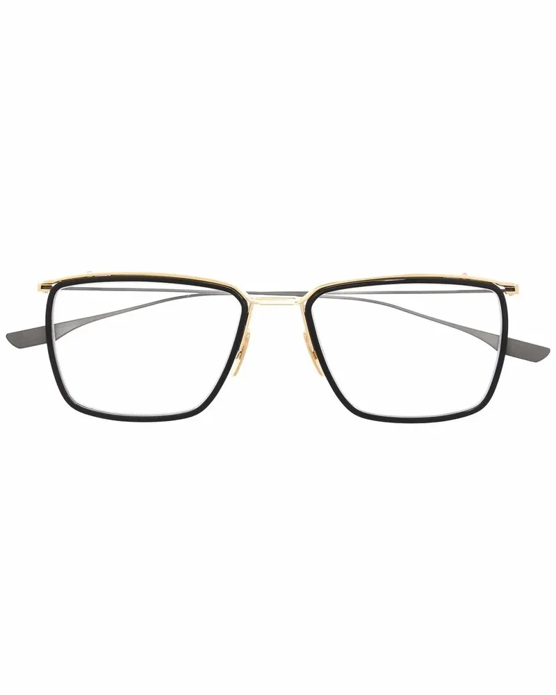 DITA Brille mit eckigem Gestell - Schwarz Schwarz