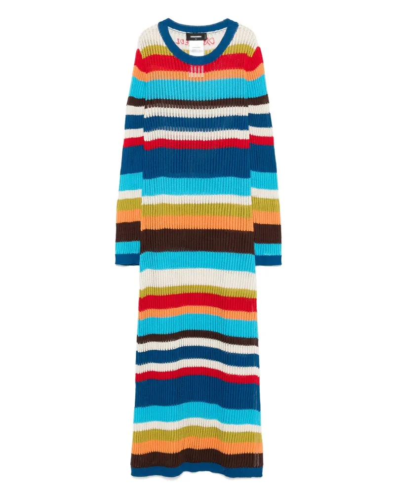 Dsquared2 Gestricktes Maxikleid - Blau Blau