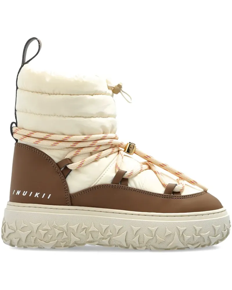 INUIKII Gefütterte Schneestiefel - Weiß Weiß