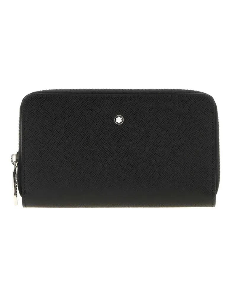 Montblanc zip-around leather wallet - Schwarz Schwarz