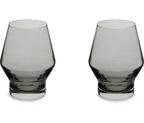 Beak' Set aus zwei Gläsern - Grau