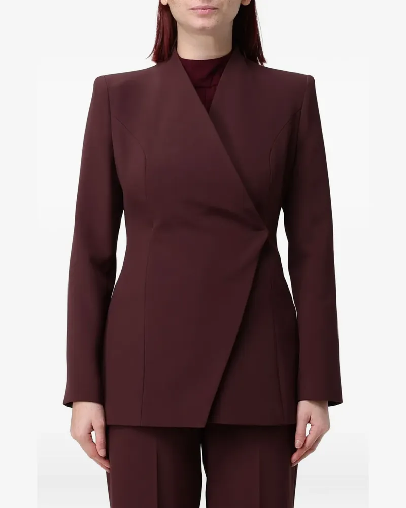 Hanita Gewickelte Jacke - Rot Rot