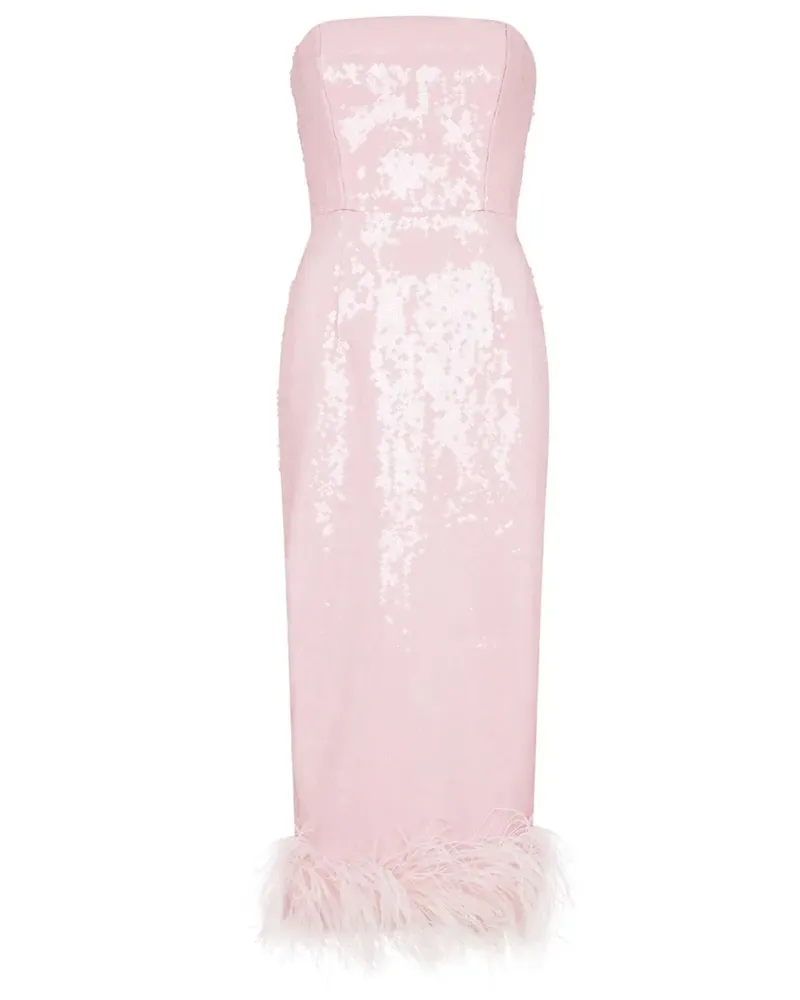 16ARLINGTON Midikleid mit Pailletten - Rosa Rosa