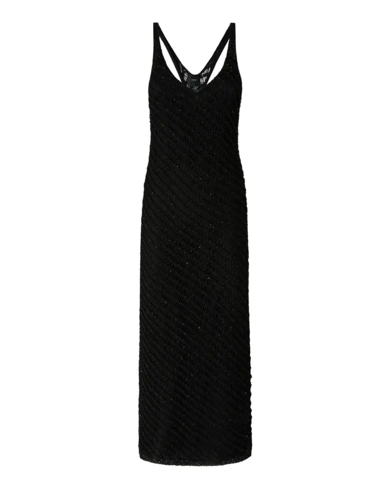 Pinko V-neck dress - Schwarz Schwarz