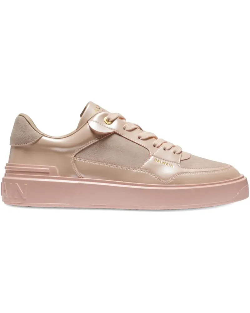 Balmain Sneakers aus Leder - Rosa Rosa