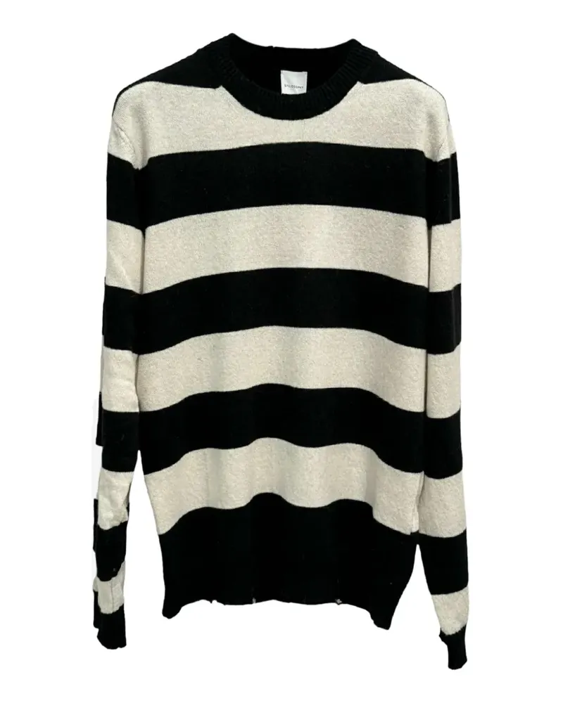 Philosophy Di Lorenzo Serafini striped crew neck sweater - Schwarz Schwarz