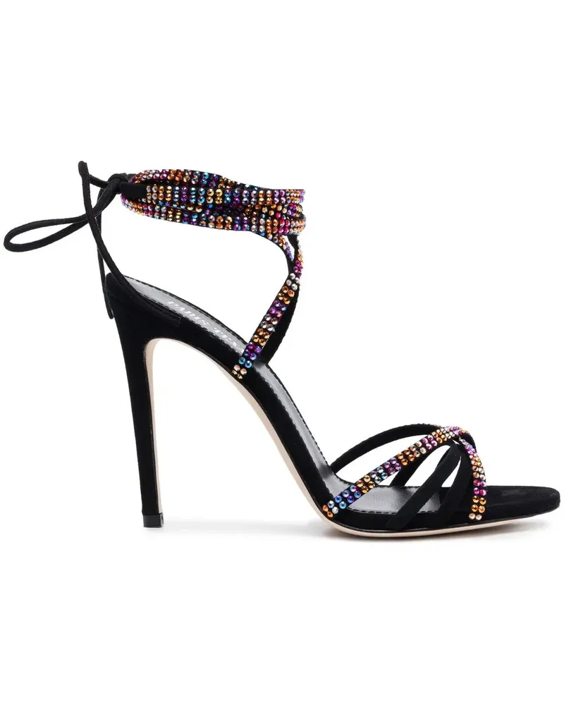Paris Texas Nicol Sandalen mit Schnürung 100mm - Schwarz Schwarz