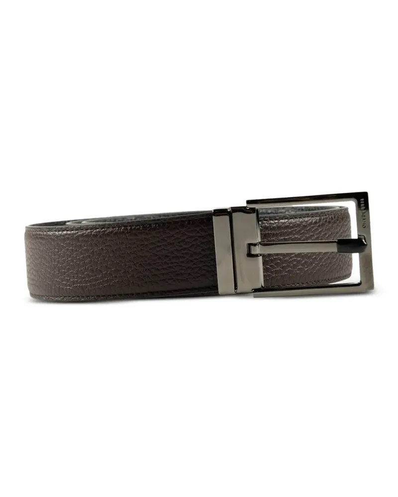 Ferragamo leather belt - Braun Braun