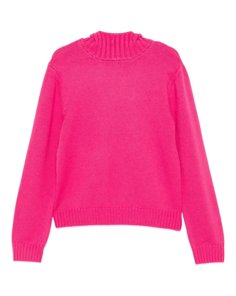 Charles Jeffrey Loverboy Merinopullover mit Stehkragen - Rosa Rosa