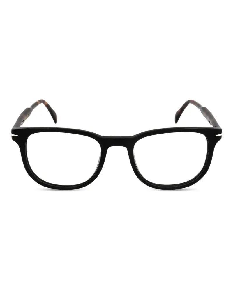 EYEWEAR by DAVID BECKHAM Eckige Brille in Schildpattoptik - Schwarz Schwarz