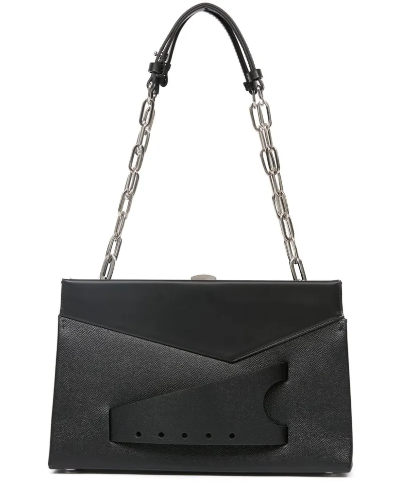 Maison Margiela Kleine Snatched Schultertasche - Schwarz Schwarz