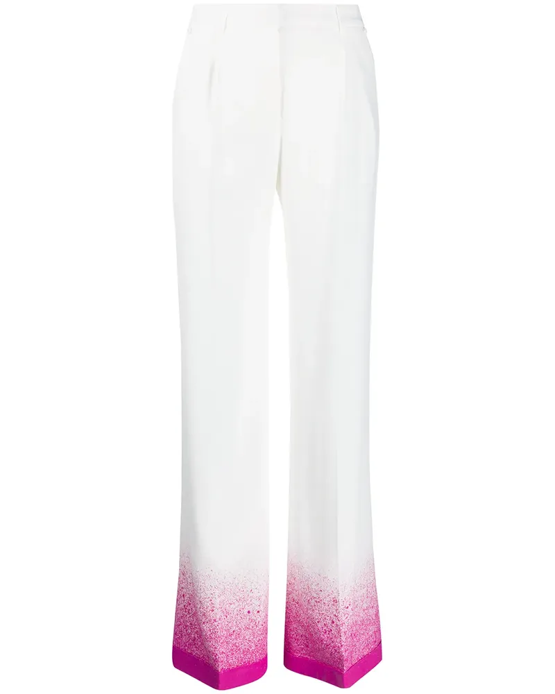 OFF-WHITE Palazzohose mit Print - Weiß Weiß