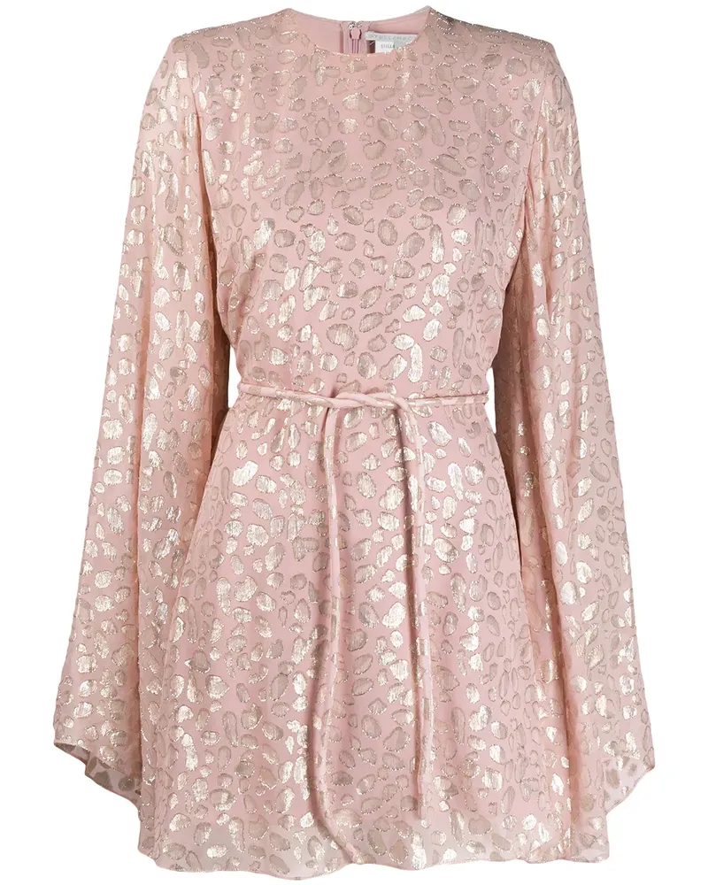 Stella McCartney Kleid mit Animal-Print - Rosa Rosa