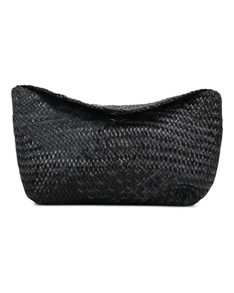 Dragon Diffusion Corsina woven leather shoulder bag - Schwarz Schwarz