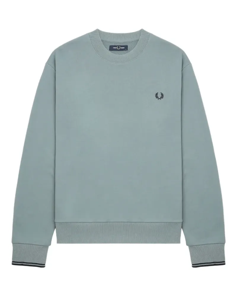 Fred Perry Sweatshirt mit Rundhalsausschnitt - Blau Blau