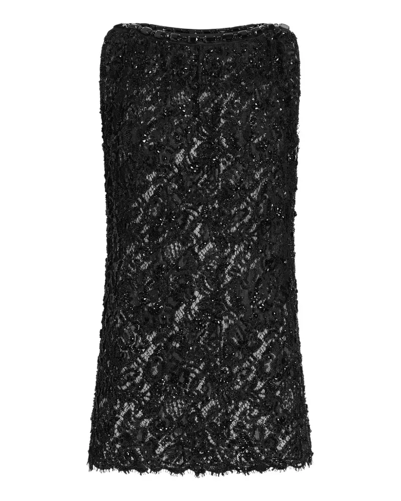 Dolce & Gabbana Kleid mit Spitze - Schwarz Schwarz